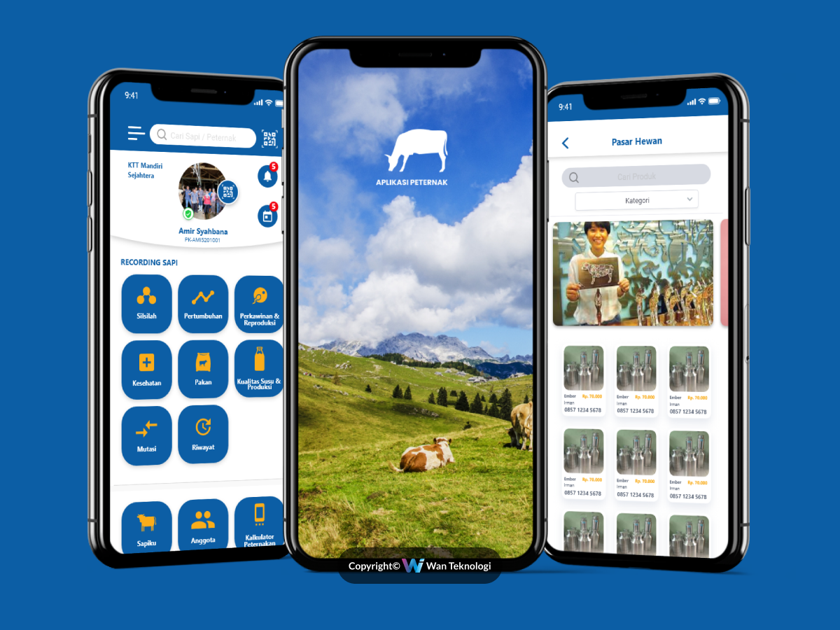 Aplikasi Android dan IOS Peternakan